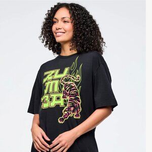 ZUMBA WEAR - EASTERN FLAVOR TEE - BLACK - NEW WITH TAGS
